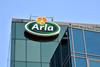 Warsaw,,Poland.,1,February,2021.,Sign,Arla.,Company,Signboard,Arla