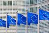 European,Flags,In,Front,Of,The,European,Commission,Headquarters,Building