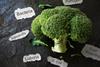 Broccoli,With,Various,Food,Poisoning,Related,Labels