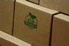 Eco,Friendly,Stamp,Printed,On,Cardboard,Box.,Sustainable,Economy,,Green,