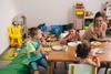 Kids,Having,Breakfast,In,Kindergarden