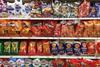 Solihull,,Birmingham,,Uk,-,March,2020:,Shelves,Of,Crisps,And