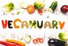 Presentation,Of,Vegan,Diet,Month,In,January,Called,Veganuary.,Flat