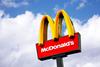 London,-,June,22:,Mcdonalds,Logo,On,Blue,Sky,Background