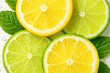 Lemon's and limes close-up image