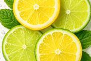 Lemon's and limes close-up image