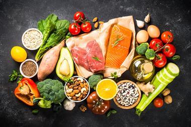Healthy,Food,Products,At,Black,Background,Top,View.