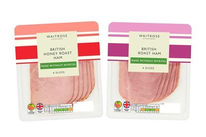 Waitrose targets cleaner-label demand with nitrite-free ham range