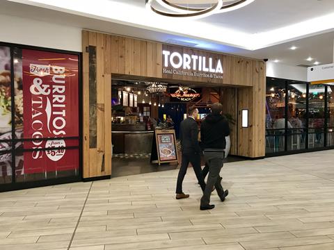Newcastle,-,September,25,,2017:,Tortilla,Mexican,Fast,Food,Chain