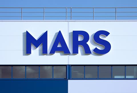 Poznan,,Poland,-,August,27,,2022.,Mars,,Inc.,Logo,On