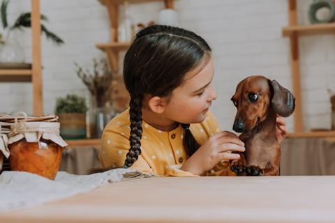 Cute,Little,Girl,At,Home,In,The,Kitchen,Bakes,Cookies
