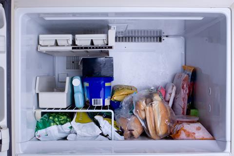 Nearly,Full,Freezer,With,A,Cool,Blue,Tint