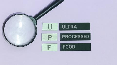 Upf,Concept,Shows,Ultra,Processed,Food,Blocks,With,A,Magnifying