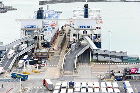 The,Port,Of,Dover,,Kent,,Uk.,2016/10/18:,Cross,Channel,Ferries