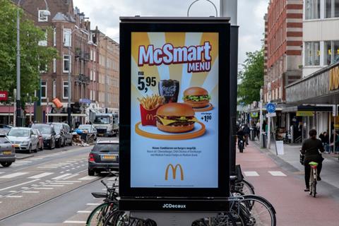 Billboard,Mcsmart,Mcdonalds,At,Amsterdam,The,Netherlands,30-5-2023