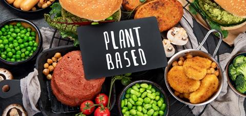 Plant-based,Food,Concept-vegan,Burgers,,Sausages,,Vegetarian,Nuggets,,Fresh,Vegetables,And