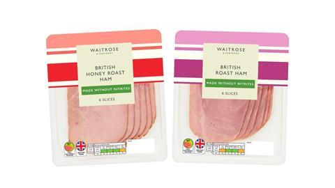 Waitrose targets cleaner-label demand with nitrite-free ham range