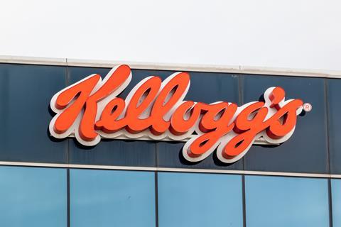 Mississauga,,Ontario,,Canada-,August,25,,2018:,Kellogg's,Sign,On,Their