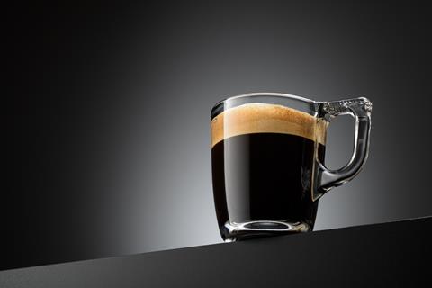 Espresso,Coffee,Mug,On,Black,Table,With,Copy,Space.,Transparent