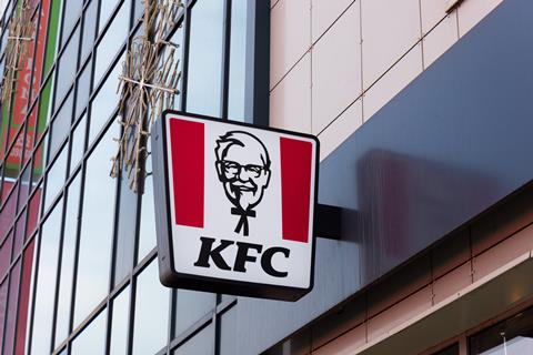 Krasnoyarsk,,Russia,-,May,29,,2022:,Kfc,Restaurant,Logo,On